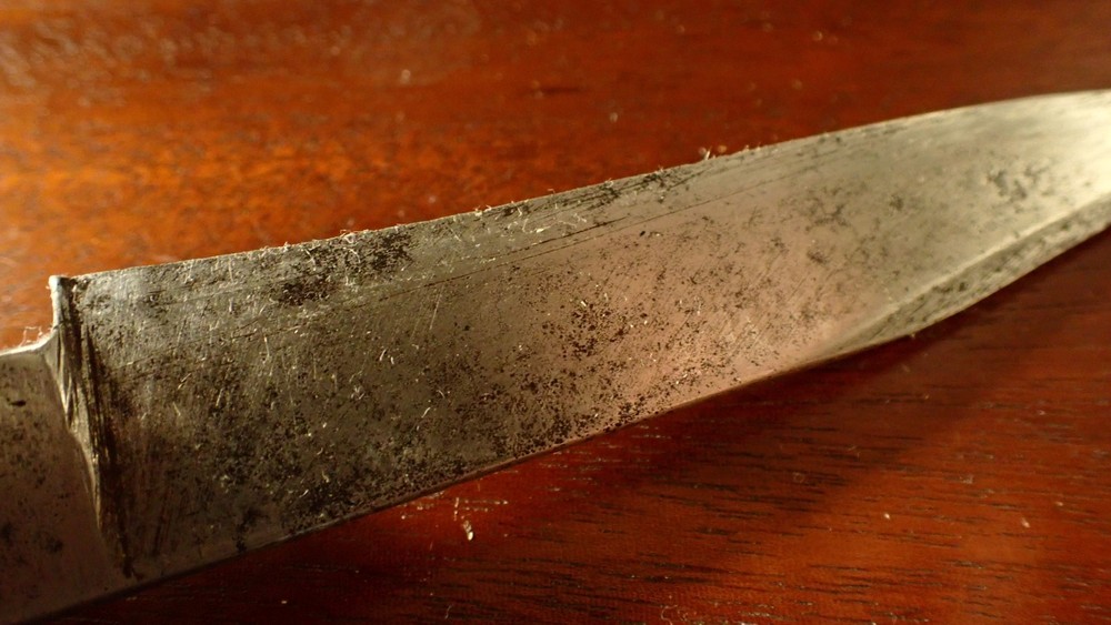 Vintage Antler Handle Fixed Blade Knife