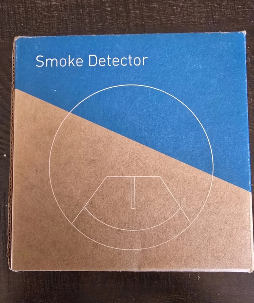 SimpliSafe Smoke Detector White Battery Powered Home Security