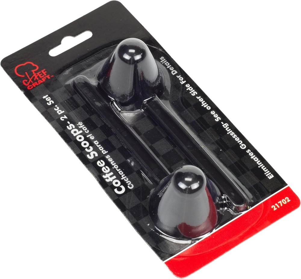 2 Piece 1 Ounce Plastic Coffee Scoop Set