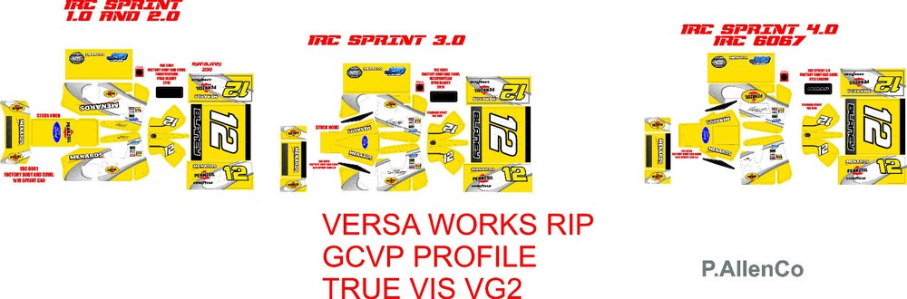 1RC SPRINT WRAP RYAN BLANEY 2018 THEME WRAP KIT