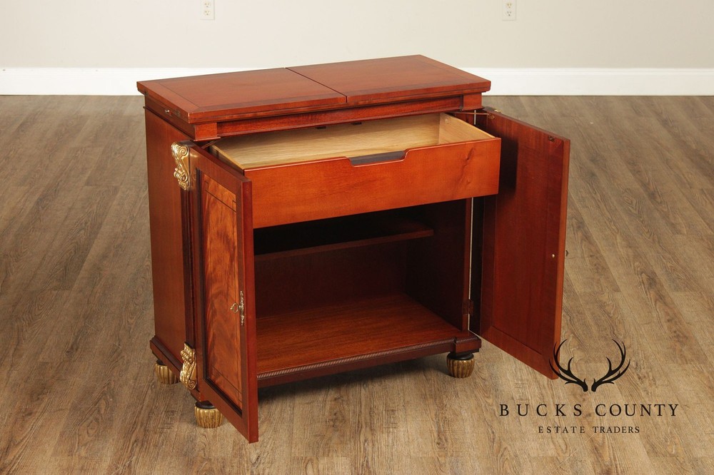 Baker Empire Style Mahogany Server