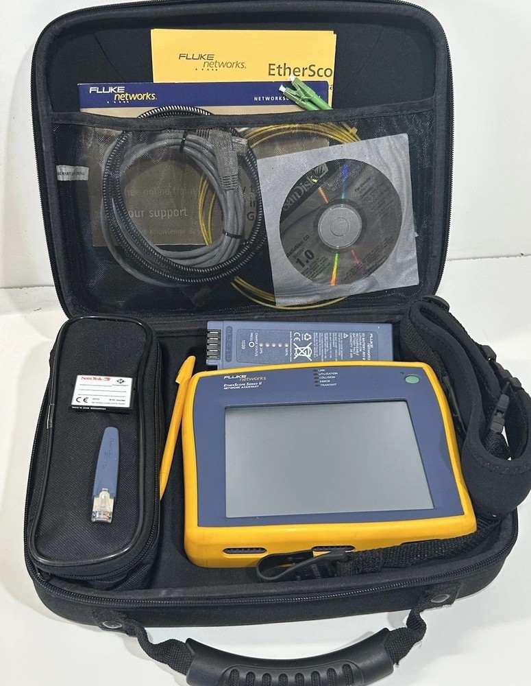 Fluke EtherScope Series II , Network Assistant ES2-PRO-I W/4 Options LAN,WAN EX.