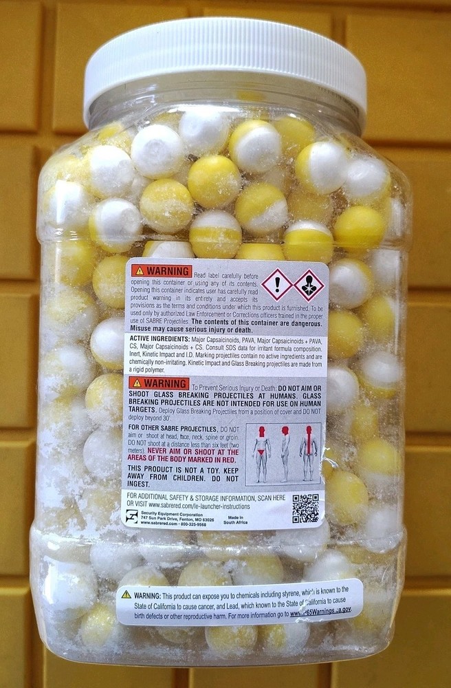 SABRE Inert Training 0.68 Caliber Projectiles, 500-Count Refill EXP 04/28