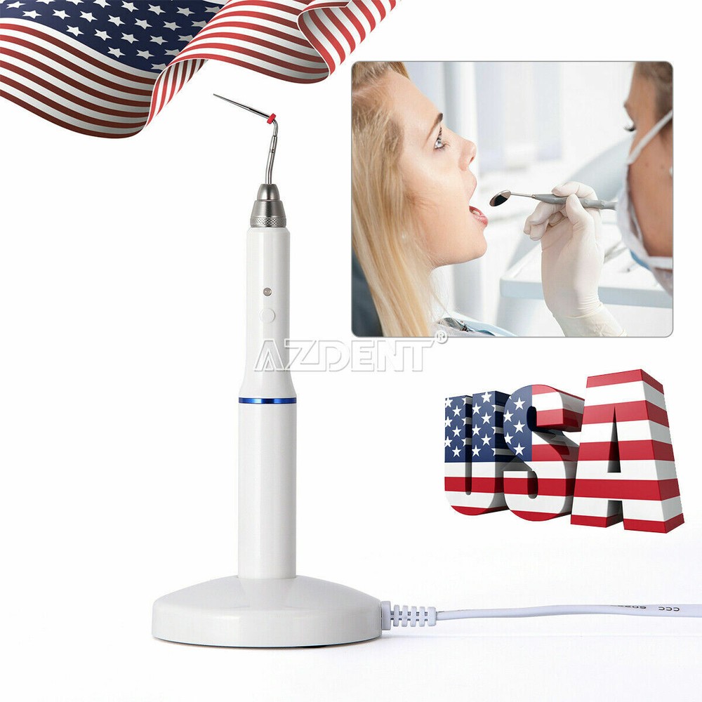 Dental Wireless Gutta Percha Obturation System Endo Heated Pen with 2 Tips