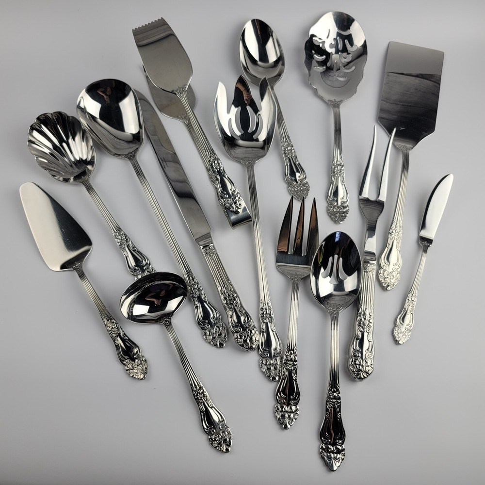 Reed & Barton HAVERSHAM Stainless 18/10 Glossy Serveware YOU CHOOSE