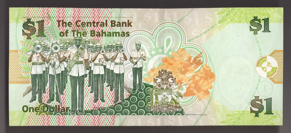 2008 Bahamas $1 Dollar Pic# 71 GEM UNC