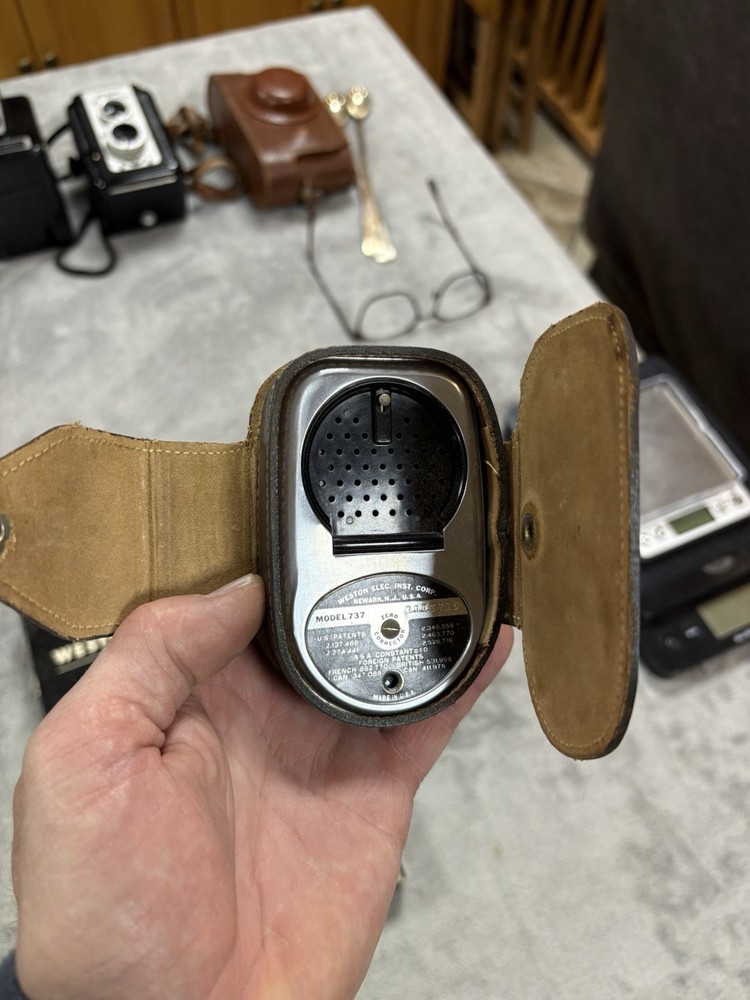 Weston Master III Universal Exposure Meter Model 737 With Leather Case