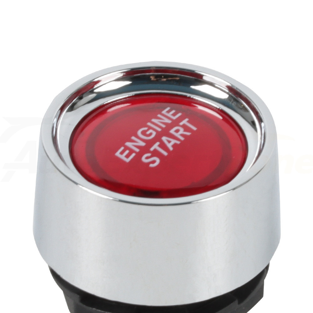 Universal 12V Car Red Illuminated Engine Start Switch Push Button Race Starter