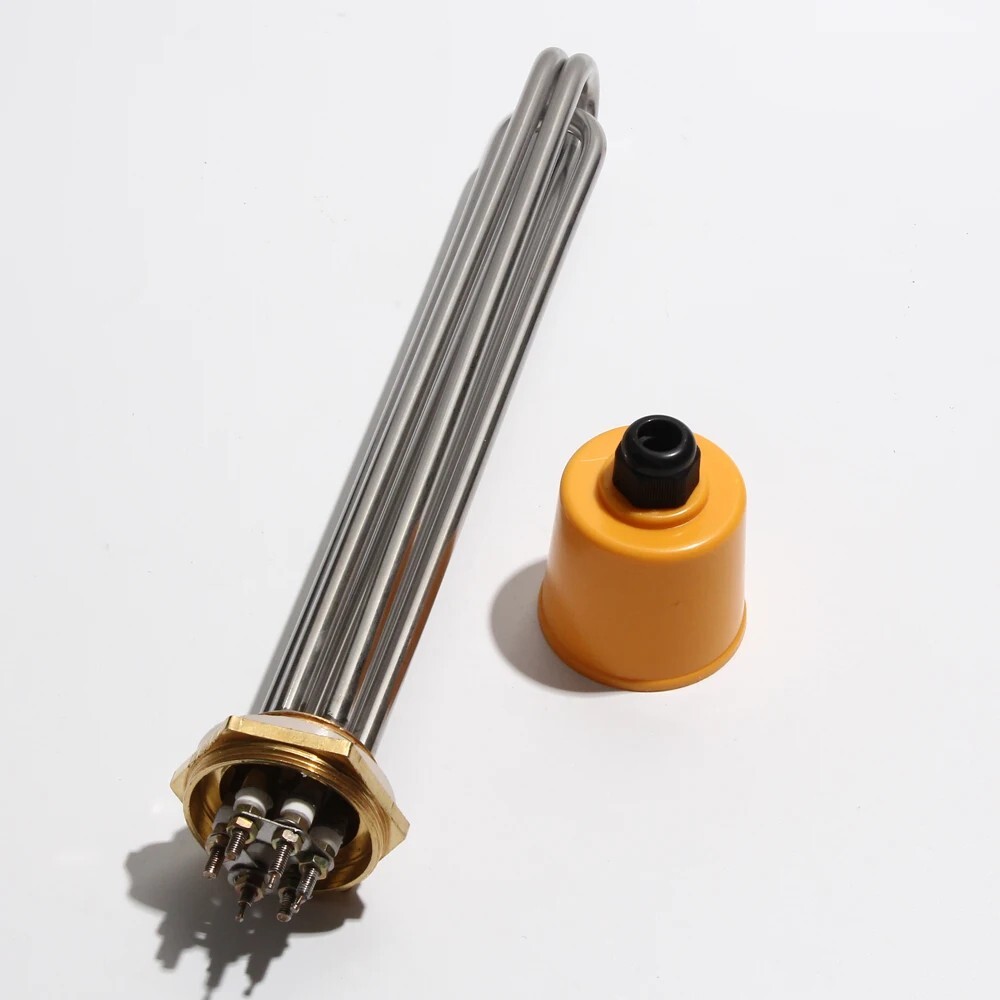 Immersion Water Heater Pipe Tubular Electric Heating Durable Rod 110-380V 3-12KW