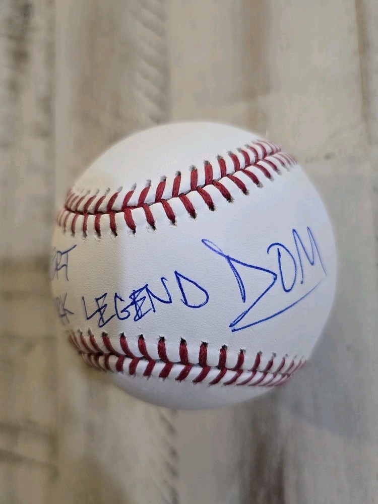 Dom Kennedy Rapper Signed Baseball Inscribed JSA CERT