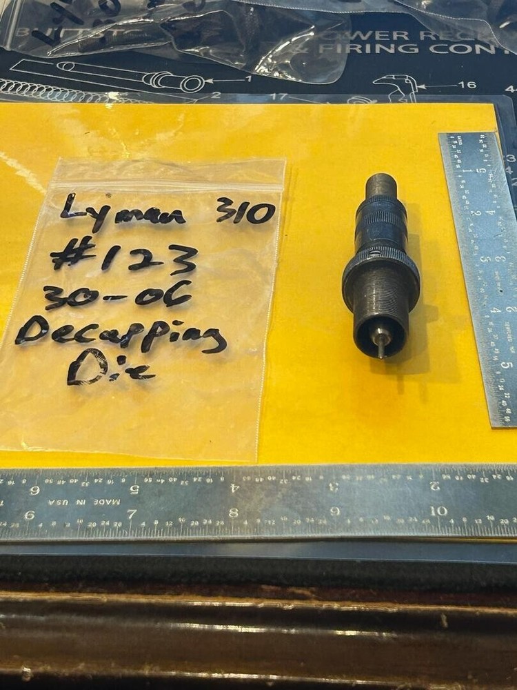 Lyman 310 #123 30-06 Springfield Decapping Die
