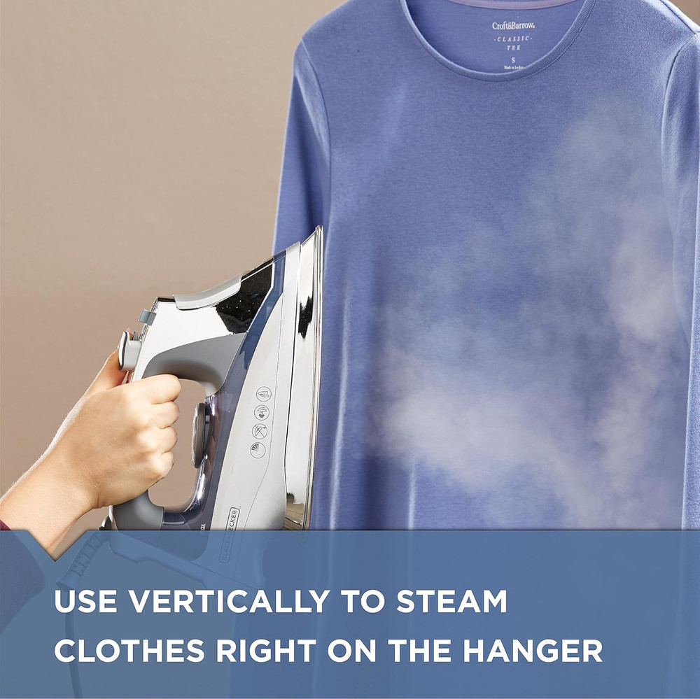 Allure Professional Steam Iron, Blue, D3030