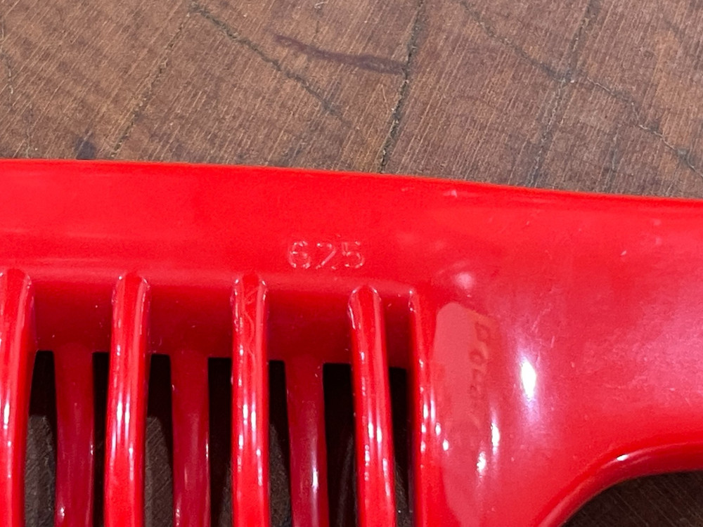VINTAGE Stylex Comb Detangling RED #625 ~MINT~