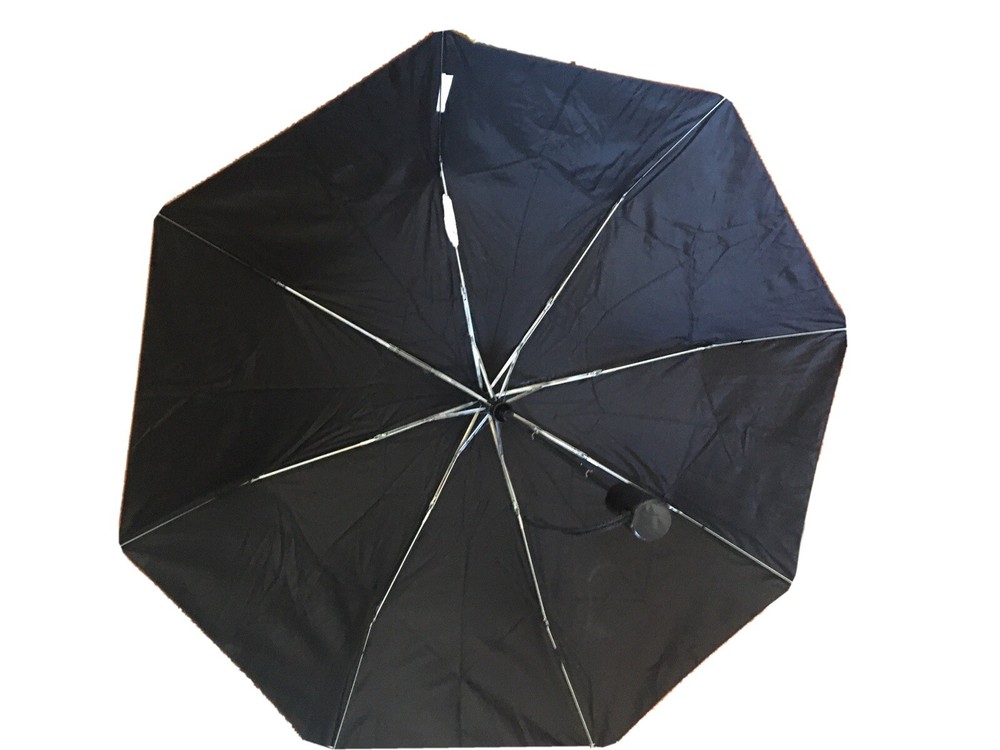 TOTES UNISEX 11” UMBRELLA BLACK