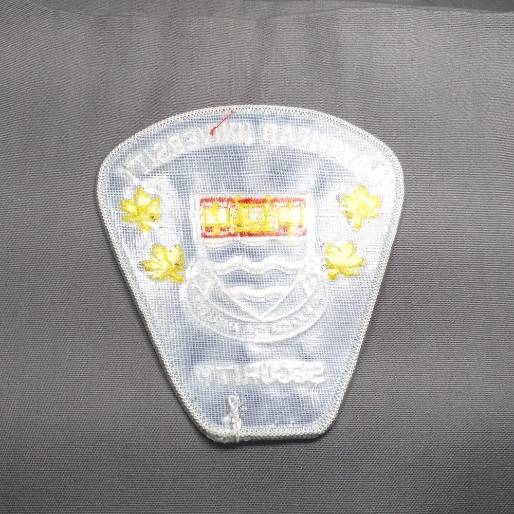 Lakehead University Security 4.5" Shoulder Patch Canada Ontario