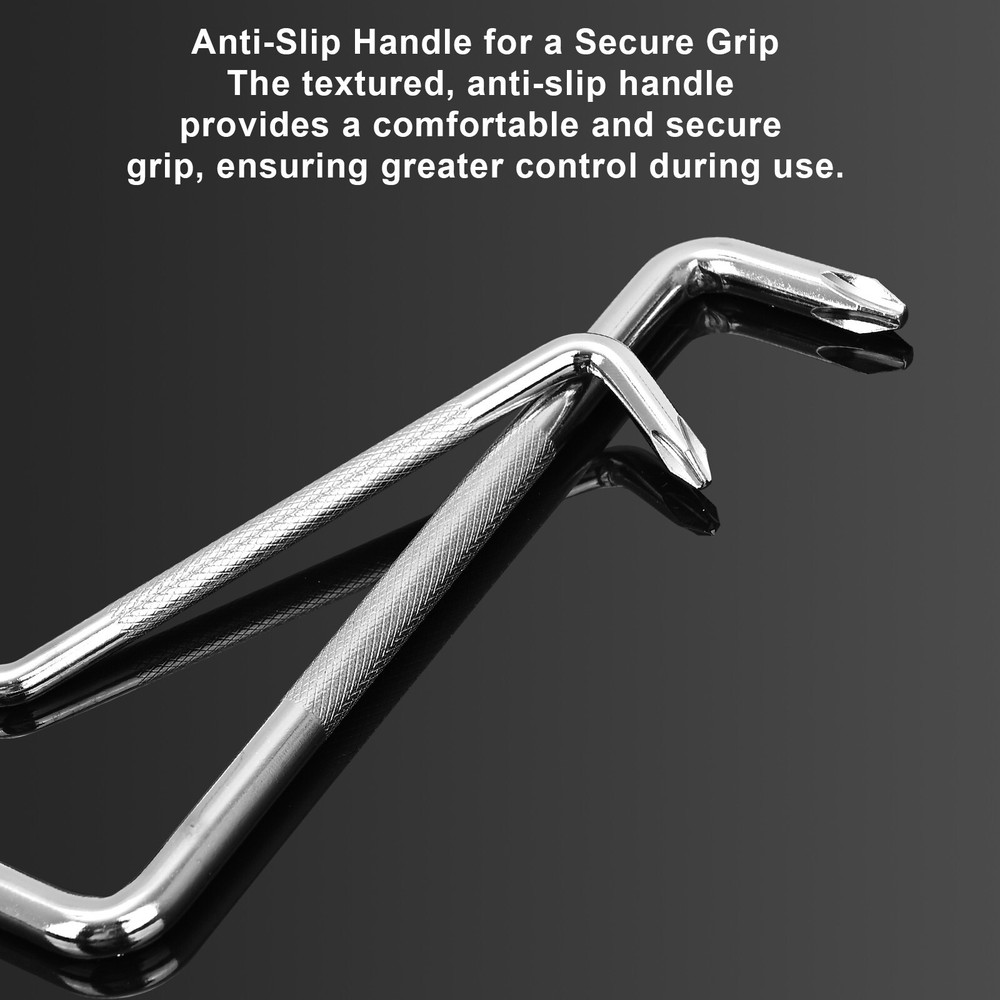 3 Pcs Offset Screwdriver Set Right Angle Phillips Screw Driver, Flat Head