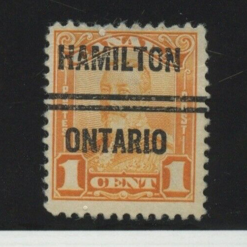 🍁PRECANCEL #4-149 HAMILTON    Cat $4.00 used Canada