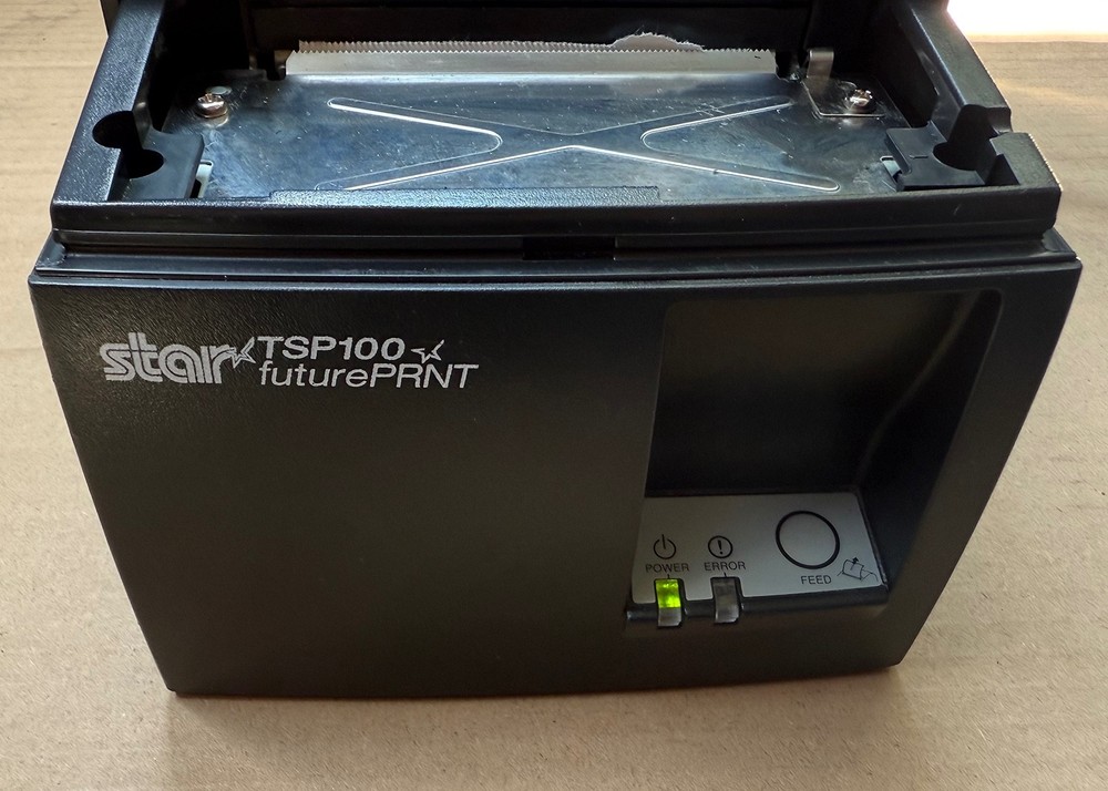 Star Micronics TSP100 FuturePRNT Thermal Receipt Printer • Missing Front Cover