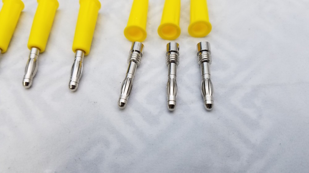 15(LOT) BANANA PLUG YELLOW,