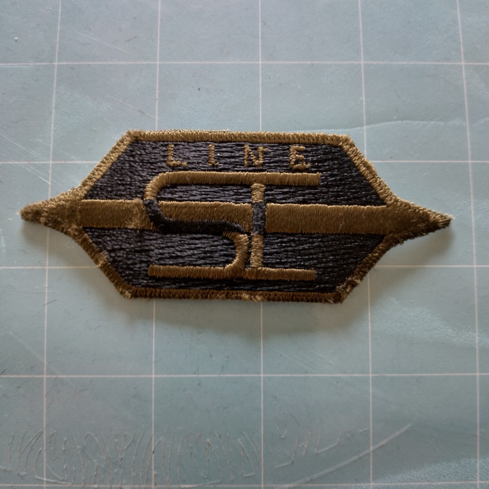 Line SI Black and Green Patch size 4x2