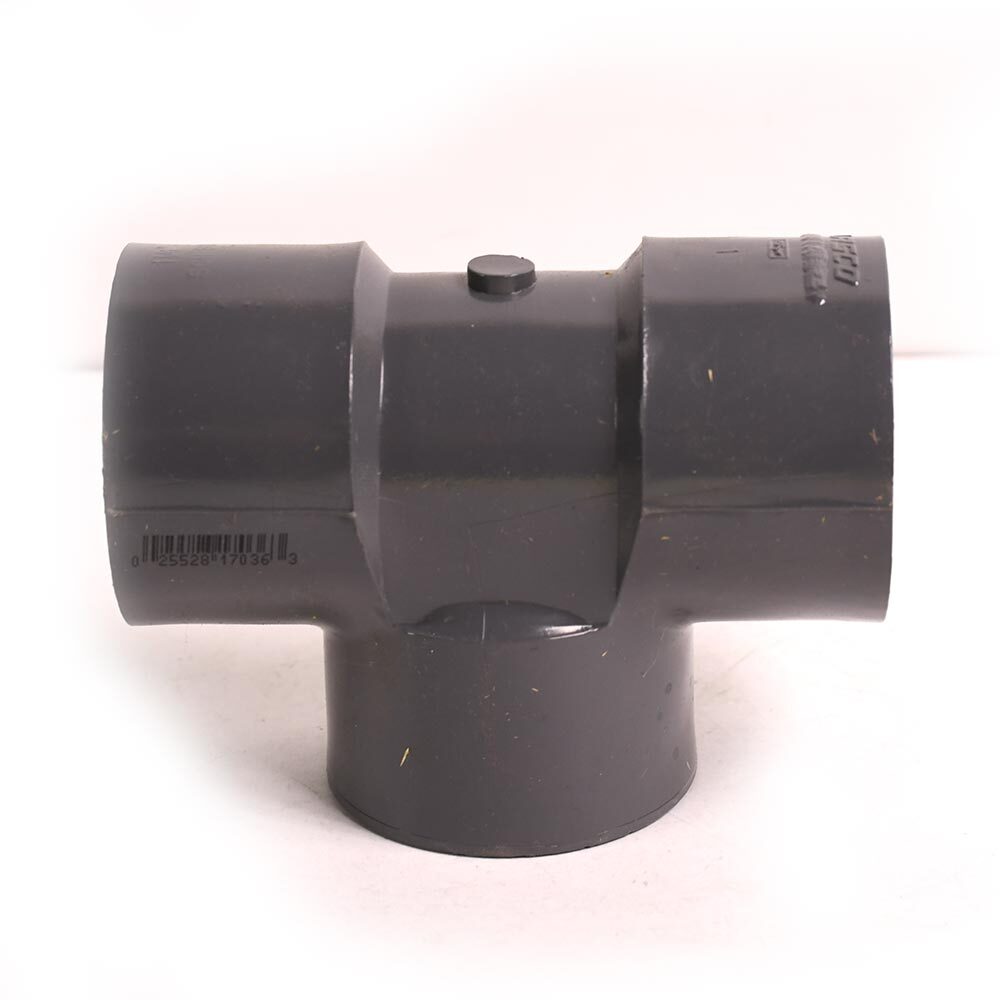 Thrifco 8214944 1-1/4 "  Threaded x Threaded x Threaded PVC Tee SCH 80