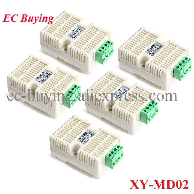 5pcs XY-MD02 Transmitter Sensor Module, Modbus SHT20 Temp Sensor, RS485 Signal