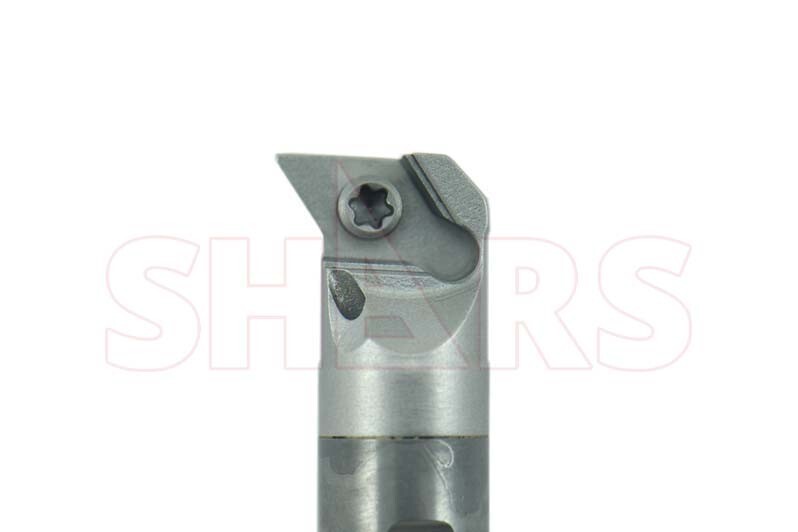 SHARS 3/8" RH SDUCR Coolant Through Indexable Solid Carbide Boring Bar DCMT S]