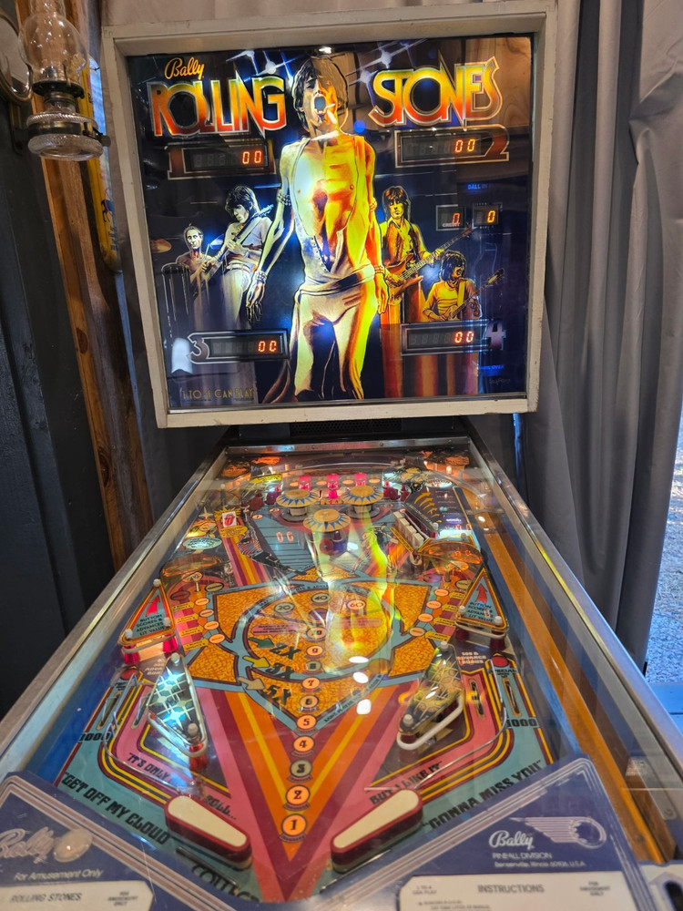 1980 Bally ROLLING STONES Pinball Machine