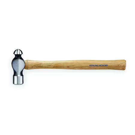 Westward 2Dbr7 12 Oz. Ball Peen Hammer, 13" Hickory Handle