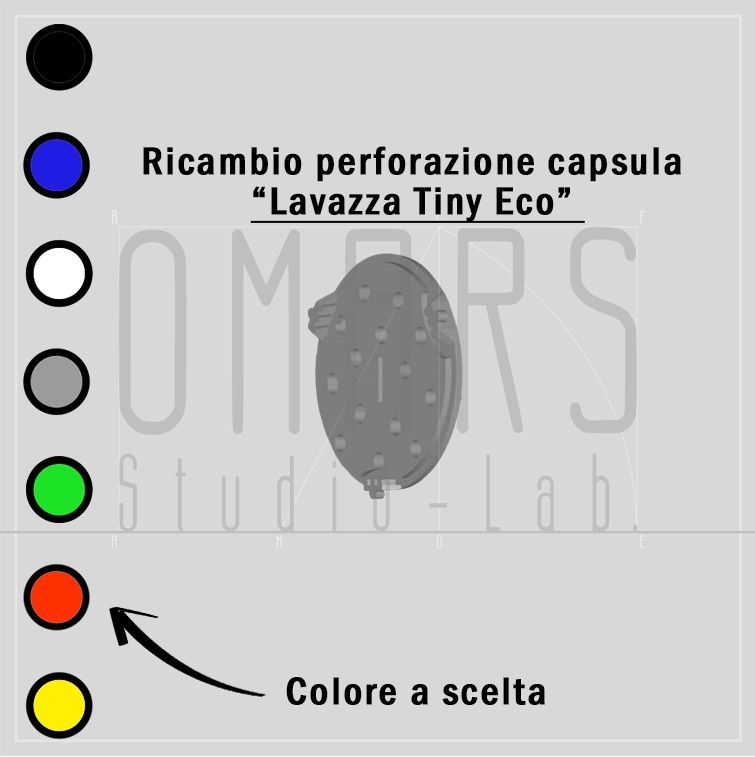 1x replacement disc drilling capsule coffee machine LAVAZZA TINY