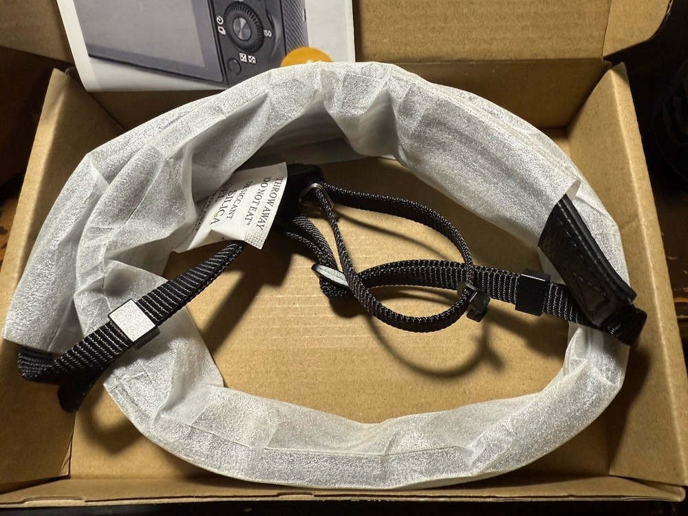 Camera Strap PU Leather Adjustable Camera Neck Strap Black