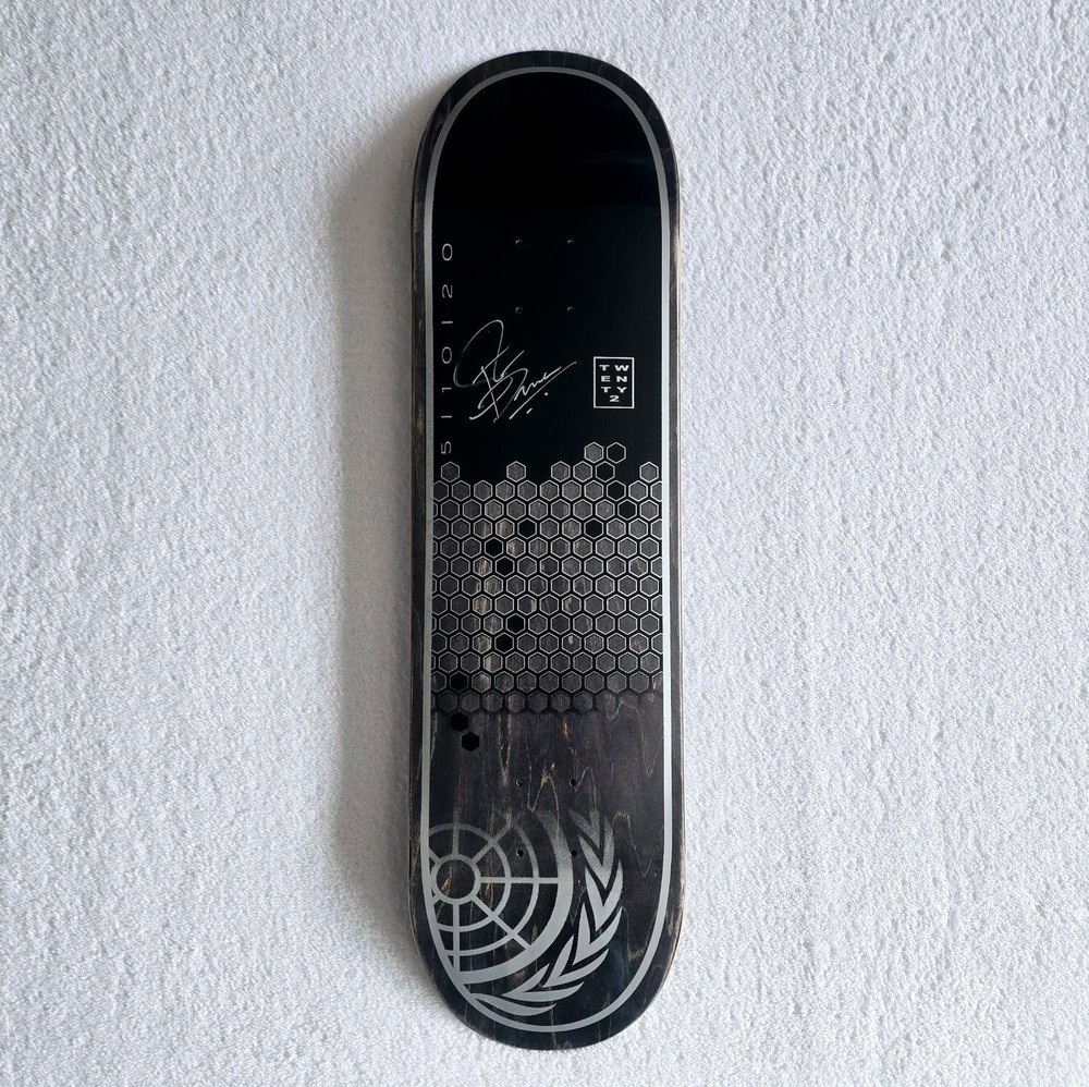 The Berrics Signed Steve Berra Birthday evOLVE Twenty Two Wet Deck 8.5"