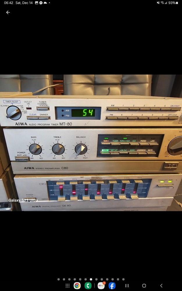 Aiwa Vintage Mini Stereo System