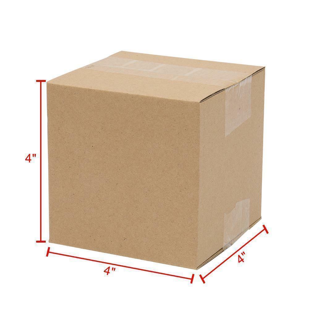 100 4x4x4 Shipping Boxs Packing Mailing Storage Corrugated Box