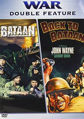 Bataan / Back to Bataan (Double Feature) - DVD - GOOD
