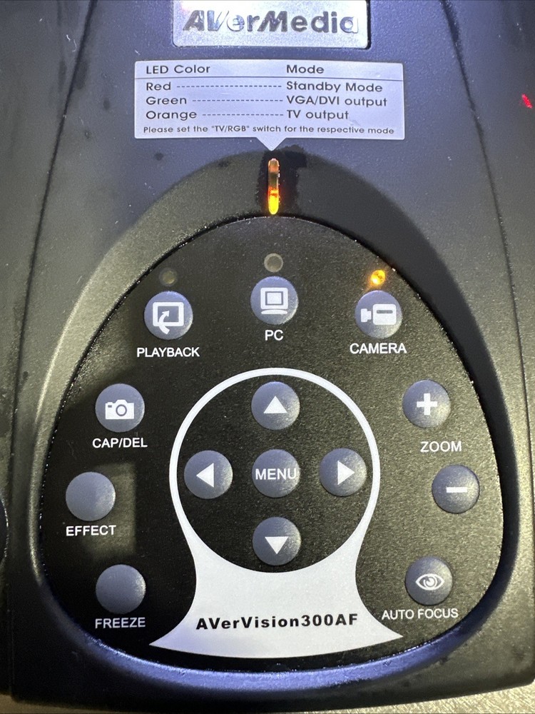 AVerMedia AVerVision 300AF Document Camera Visual Presenter Classroom USB/VGA