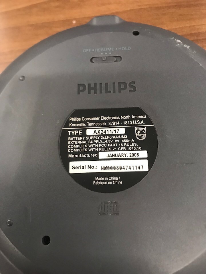 Philips AX2420/17 - 45 Second ESP Dynamic Bass Boost Portable CD Player - TESTED