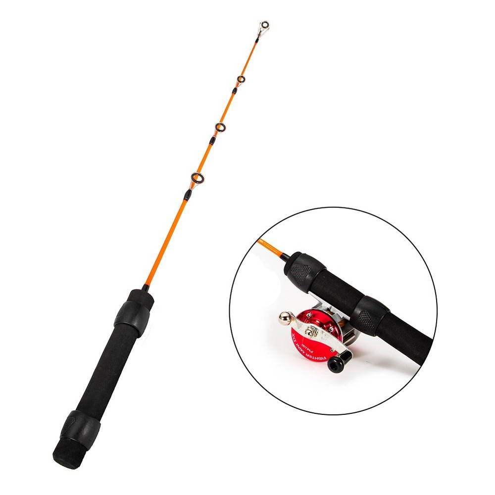 Fishing Rod Sensitive Tip Solid Ultralight Winter With EVA Handle 50cm