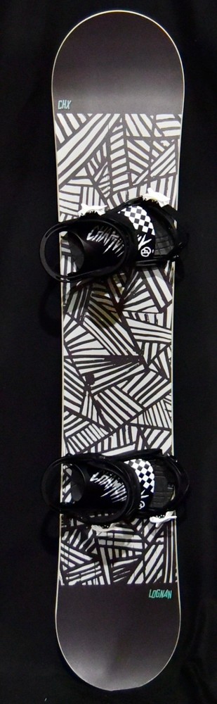 NEW CHAMONIX LOGNAN SNOWBOARD SIZE 158 CM WITH CAMP LARGE BINDINGS