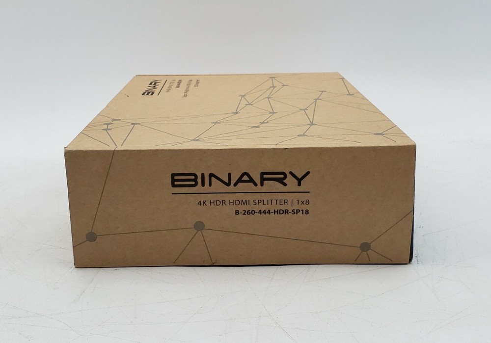 NEW Binary B-260-444-HDR-SP18 4K HDMI HDR Splitter 1x8