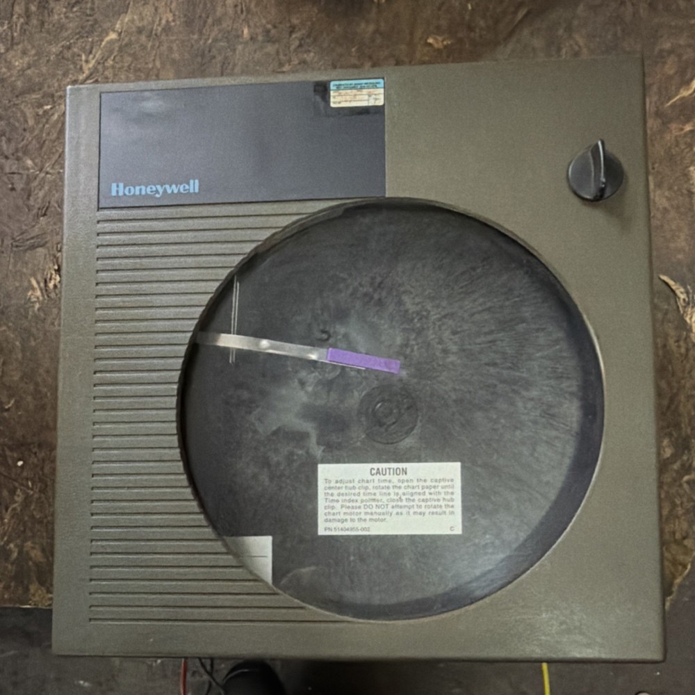 Honeywell DR4300 Circular Chart Recorder 1-Channel Plotter Unit