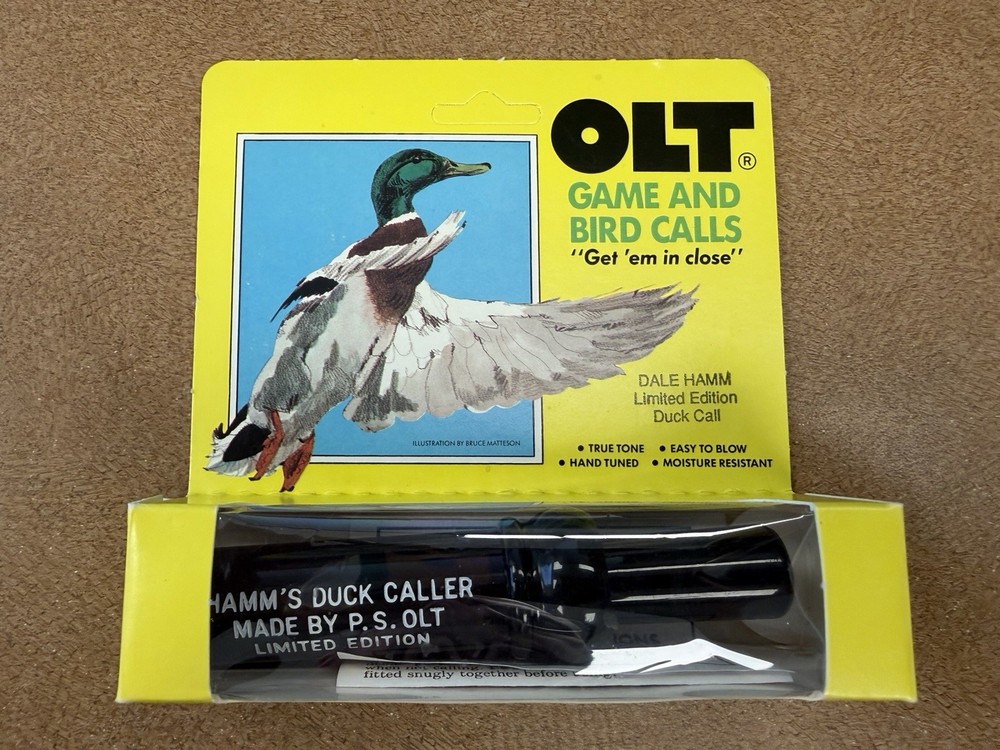 PS OLT DALE HAMM’S ROUNDHOLE D-2 W/PACKAGE (NEVER BEEN USED)