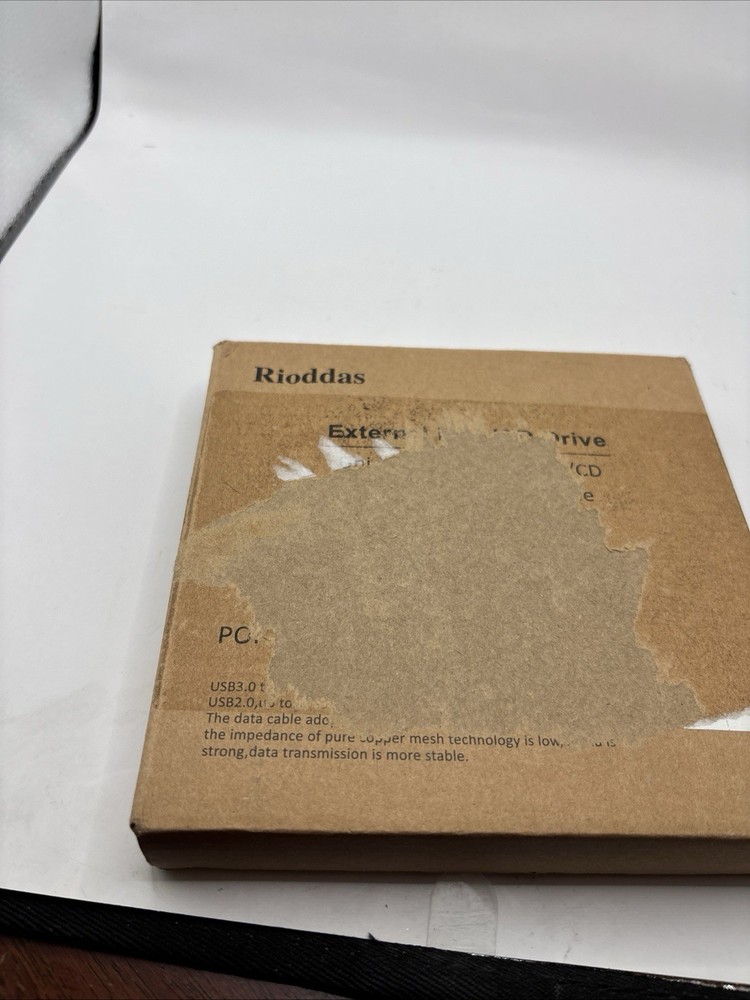 Rioddas External DVD/CD Drive Model BT638 - USB 3.0 Pop-up Mobile External