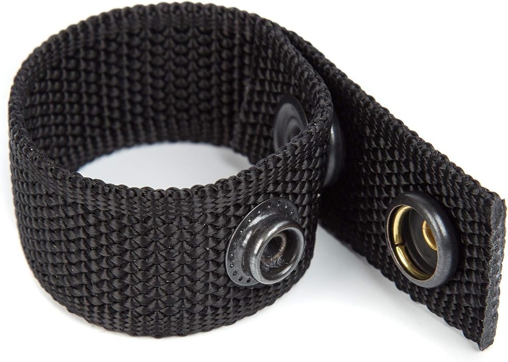 4-Pack Duty Belt Keepers with Double Snaps for Security & Tactical Professionals