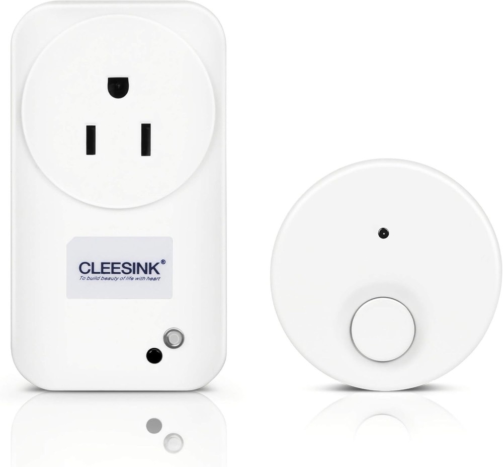 Garbage Disposal Wireless Switch Kit, Self-Powered Portable Remote Control Ou...