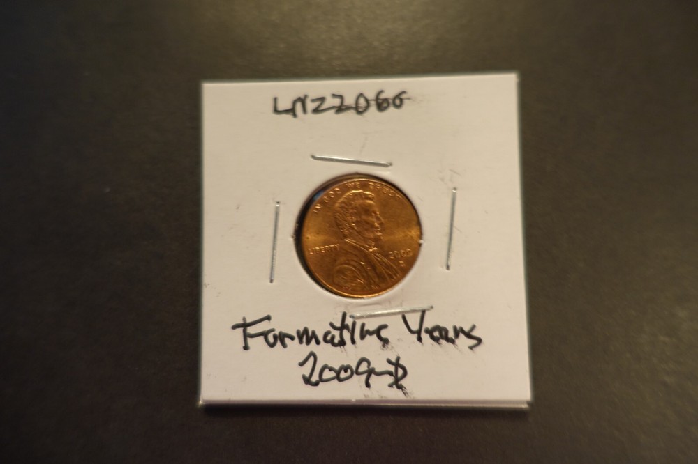 2009-D 1 cent Lincoln Formative Years Indiana Penny