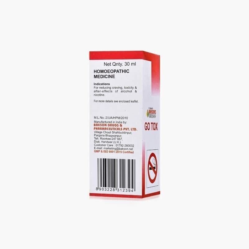 Bakson Homeopathic Go Tox Drops (30ml)