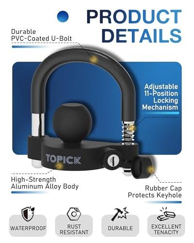 Trailer Coupler Lock, Universal Coupler Ball Lock, Trailer Security Hitch