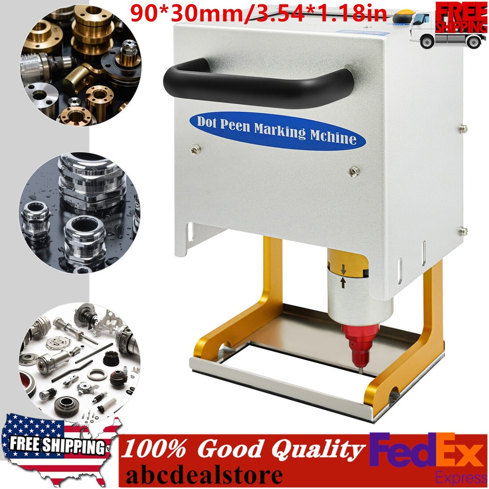 Electric Dot Peen Marking Machine VIN Code Number Engraving Touch Screen