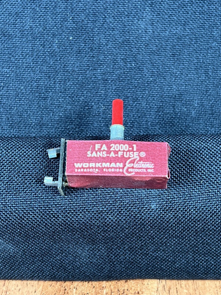 Vintage Workman FA 2000-1 Sans-a-Fuse